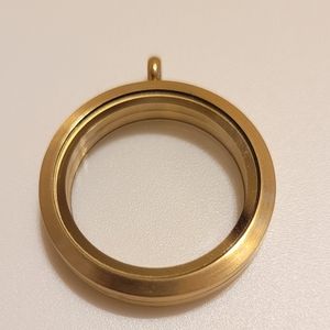 Origami Owl Gold Large Living Locket